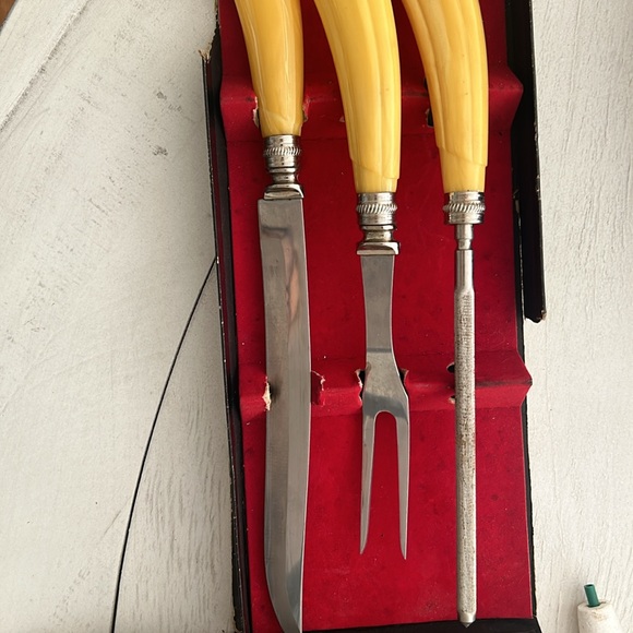 Vintage carving set - Picture 2 of 11